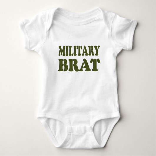 MILITAIRE BRAT ROMPER (Voorkant)