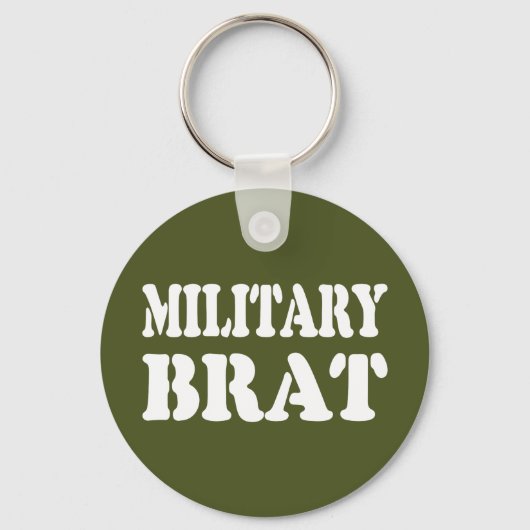 MILITAIRE BRAT SLEUTELHANGER (Voorkant)