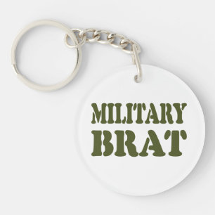 MILITAIRE BRAT SLEUTELHANGER
