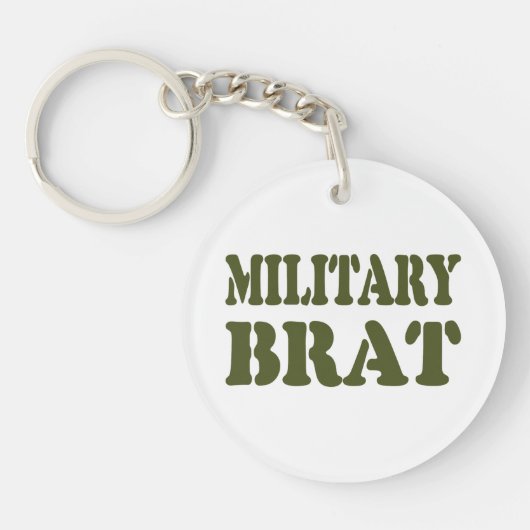 MILITAIRE BRAT SLEUTELHANGER (Voorkant)