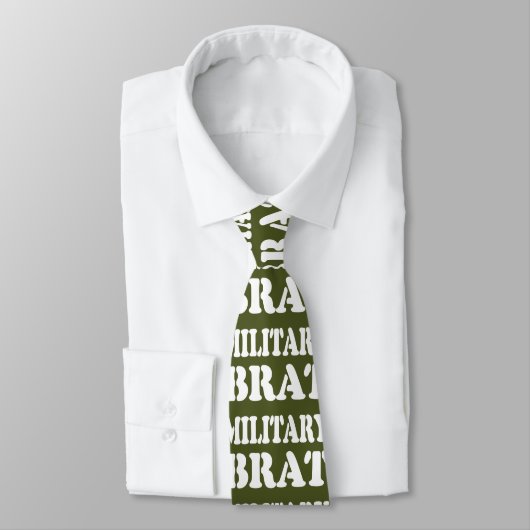 MILITAIRE BRAT STROPDAS (Gebonden)