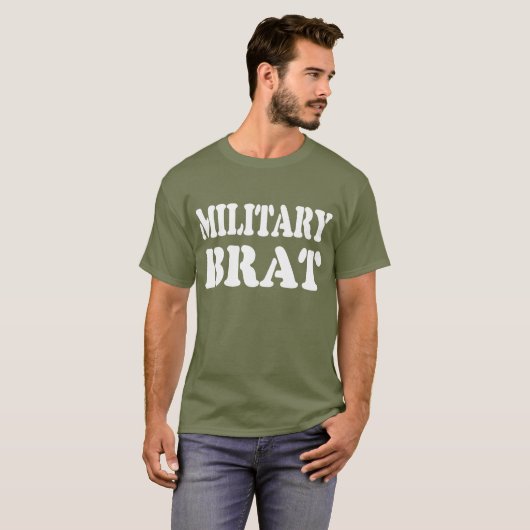 MILITAIRE BRAT T-SHIRT (Voorkant volledig)