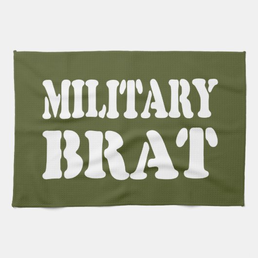 MILITAIRE BRAT THEEDOEK (Horizontaal)