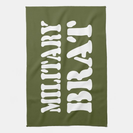 MILITAIRE BRAT THEEDOEK (Verticaal)