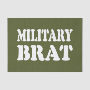 MILITAIRE BRAT TISSUEPAPIER