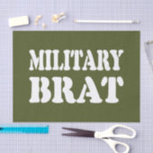 MILITAIRE BRAT TISSUEPAPIER (Craft)