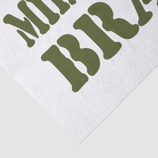 MILITAIRE BRAT TISSUEPAPIER (Detail)