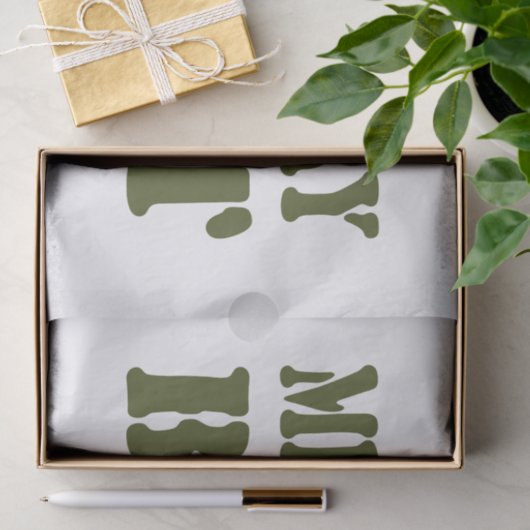 MILITAIRE BRAT TISSUEPAPIER (Geschenk)