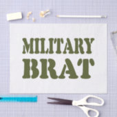 MILITAIRE BRAT TISSUEPAPIER (Craft)