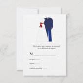 Militaire bruiloft RSVP Kaarten (Voorkant)