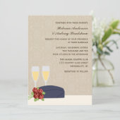 Militaire bruiloft uitnodigingen (Staand voorkant)