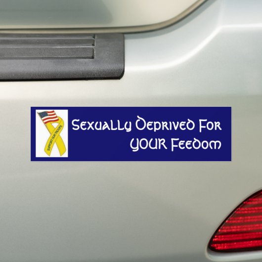 militaire bumpersticker (Op auto)