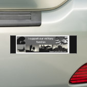 Militaire Bumpersticker (Op auto)