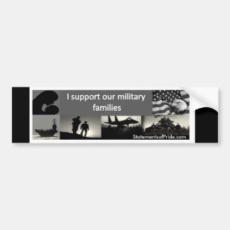 Militaire Bumpersticker