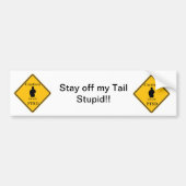 Militaire Bumpersticker "PTSD" (Voorkant)