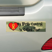 Militaire Bumpersticker ter bestrijding van de geb (Op auto)