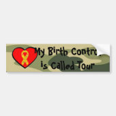 Militaire Bumpersticker ter bestrijding van de geb (Voorkant)