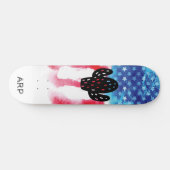 *~* Militaire CACTUS Rode Witte Blauwe Vlag Persoonlijk Skateboard (Horizontaal)