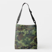 Militaire Camo Camouflage Crossbody Tas (Achterkant)