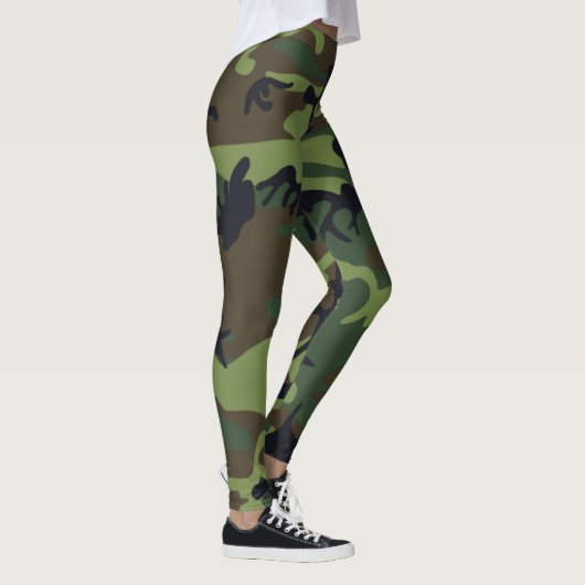 Militaire Camo Camouflage Leggings (Rechts)
