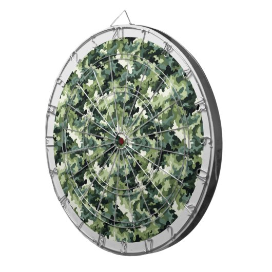 Militaire Camo Dartboard Dartbord (Voorkant Rechts)