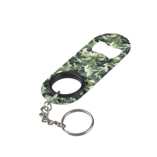 Militaire Camo flesopener Mini Flessenopener (Achterkant Gekanteld)