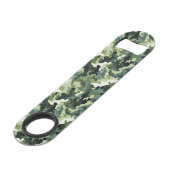 Militaire Camo flesopener Speed Flessenopener (Voorkant Gekanteld)