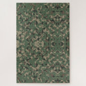 Militaire Camo Frustratie Brain Activity Legpuzzel (Verticaal)