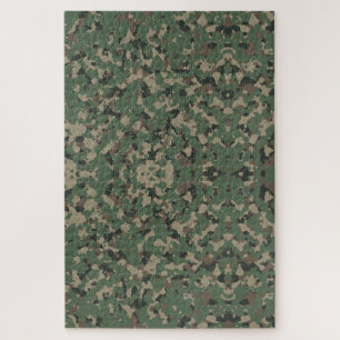 Militaire Camo Frustratie Brain Activity Legpuzzel