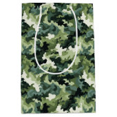 Militaire Camo Gift Bag Medium Cadeauzakje (Voorkant)