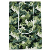 Militaire Camo Gift Bag Medium Cadeauzakje (Achterkant)