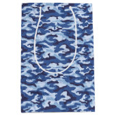 Militaire Camo Gift Bag Medium Cadeauzakje (Voorkant)