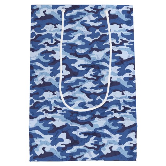 Militaire Camo Gift Bag Medium Cadeauzakje (Achterkant)