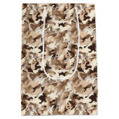 Militaire Camo Gift Bag Medium Cadeauzakje (Achterkant)