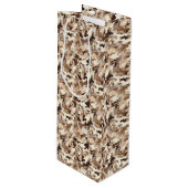 Militaire Camo Gift Bag Wijn Cadeautas (Voorkant Gekanteld)