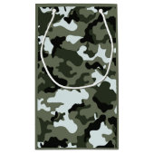 Militaire Camo Kleine Gift Bag Klein Cadeauzakje (Achterkant)
