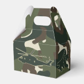 Militaire Camo Leger Verjaardagsfeestje Favor Boxe Bedankdoosjes (Achterkant)
