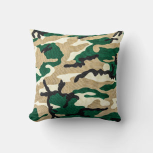 Militaire Camo Pillow Army Camouflage Sierkussen