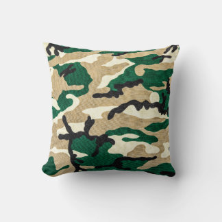Militaire Camo Pillow Army Camouflage Sierkussen