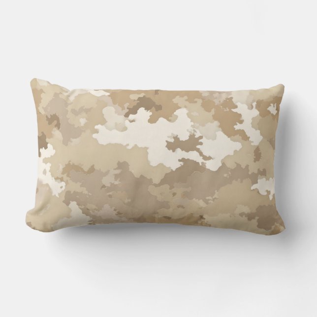 Militaire Camo Print Accent Kussen (Voorkant)