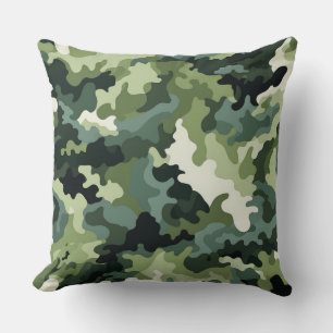 Militaire Camo Print Accent Kussen