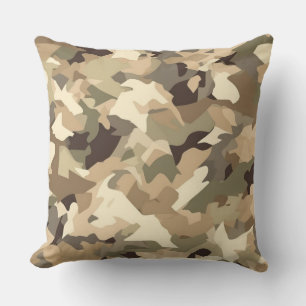 Militaire Camo Print Accent Kussen
