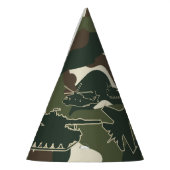 Militaire Camo Tank Jet Helikopter Boys Party Pett Feesthoedjes (Links)
