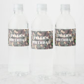 Militaire Camo Verjaardagspartij Waterfles Labels Waterfles Etiket (Flessen)