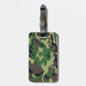 Militaire Camouflage Bagagelabel (Achterkant verticaal)