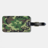 Militaire Camouflage Bagagelabel (Achterkant horizontaal)