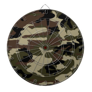 militaire camouflage - camouflage - campagne dartbord