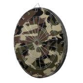 militaire camouflage - camouflage - campagne dartbord (Voorkant Rechts)