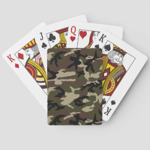 militaire camouflage camouflage speelkaarten
