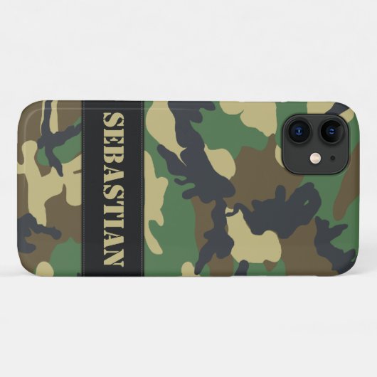 Militaire Camouflage Case-Mate iPhone Case (Achterkant (horizontaal))
